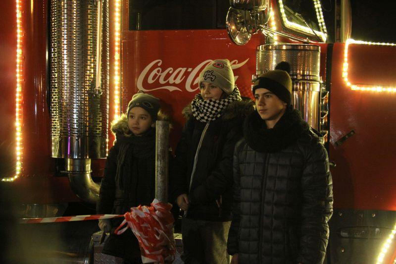 Świąteczna ciężarówka Coca-Coli zawitała do Łowicza