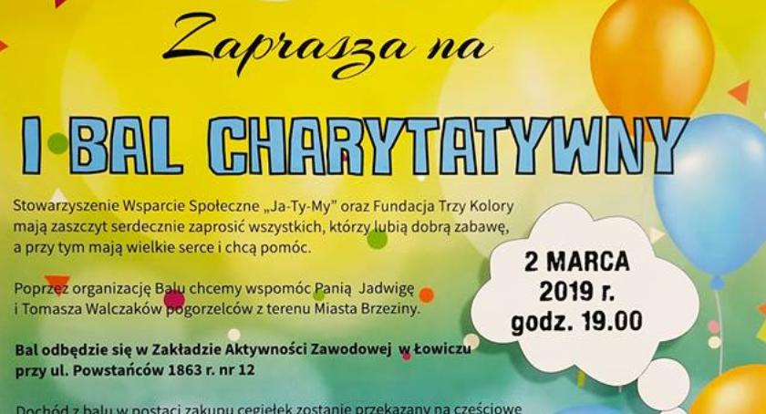 Bal charytatywny w Łowiczu dla pogorzelców z Brzezin