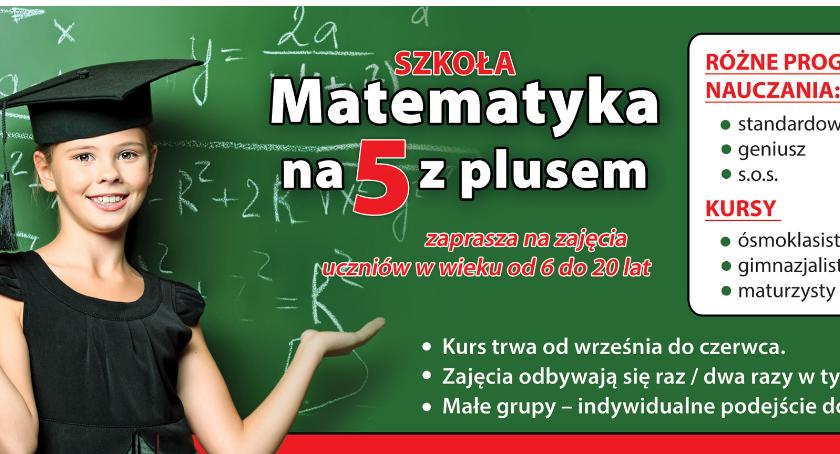 Matematyka dla dzieci w Łowiczu w Szkole Matematyka na 5 z plusem