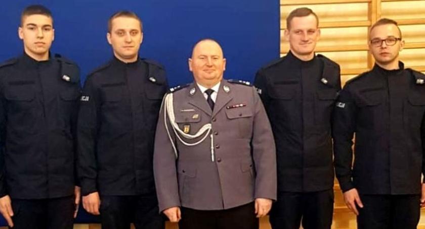 Nowi policjanci KPP w Łowiczu złożyli ślubowanie