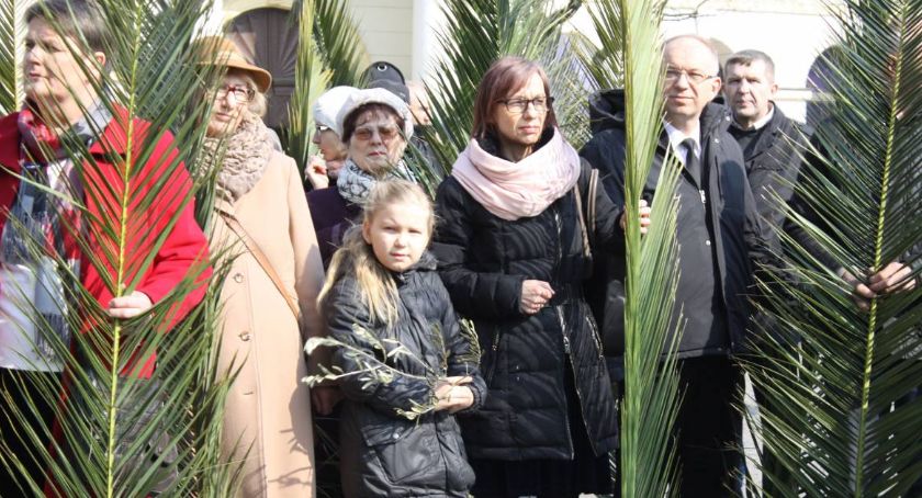 Program uroczystości Niedzieli Palmowej w Łowiczu
