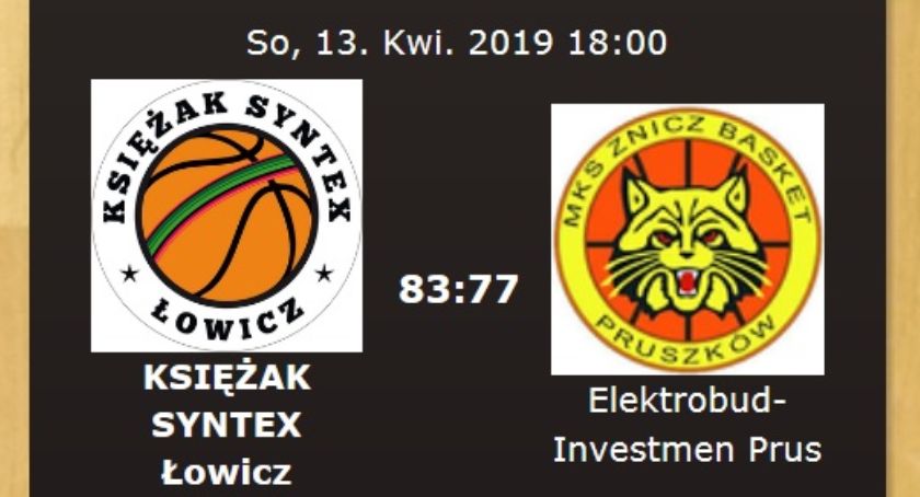 Zwycięstwo Księżaka w sobotnim meczu fazy play-out