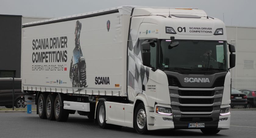 Finał regionalny Konkursu Kierowców Scania w Łowiczu