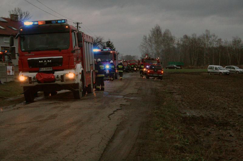 Płonęły budynki gospodarskie w Sokołowie - Towarzystwo