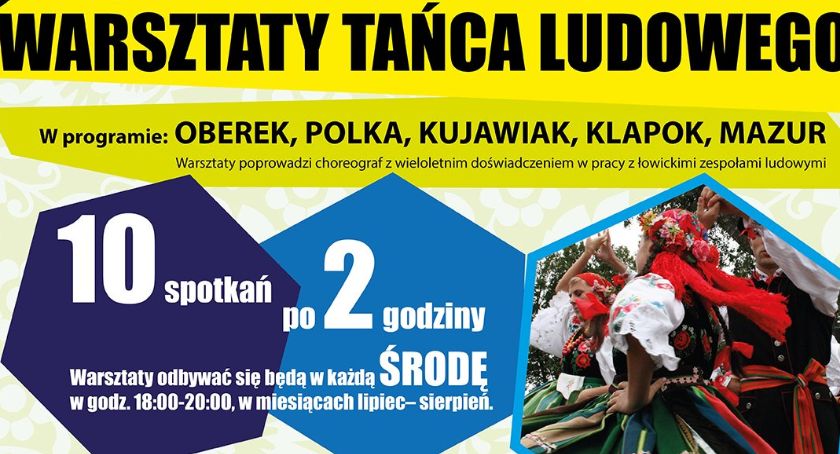 Ruszyły zapisy na bezpłatne warsztaty tańca ludowego w Łowiczu
