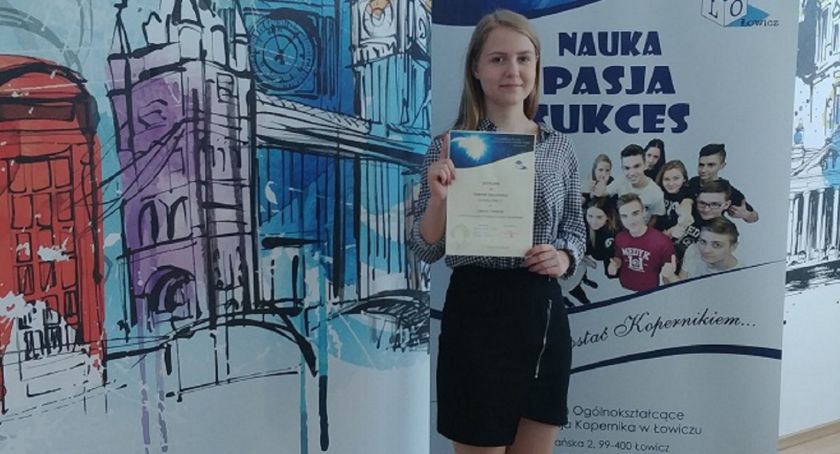 Uczennica II LO najlepsza w XVI Powiatowym Konkursie Języka Angielskiego