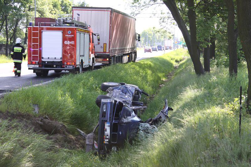Groźne zdarzenie drogowe na trasie poznańskiej