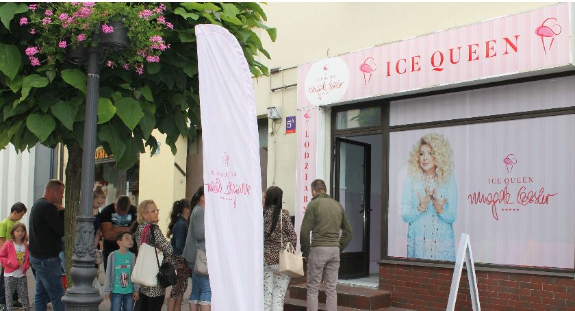 Oficjalne otwarcie lodziarni Ice Queen, Magdy Gessler w Łowiczu