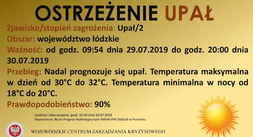 Upalny koniec lipca. Ostrzeżenie IMGW o upałach oraz burzach z gradem