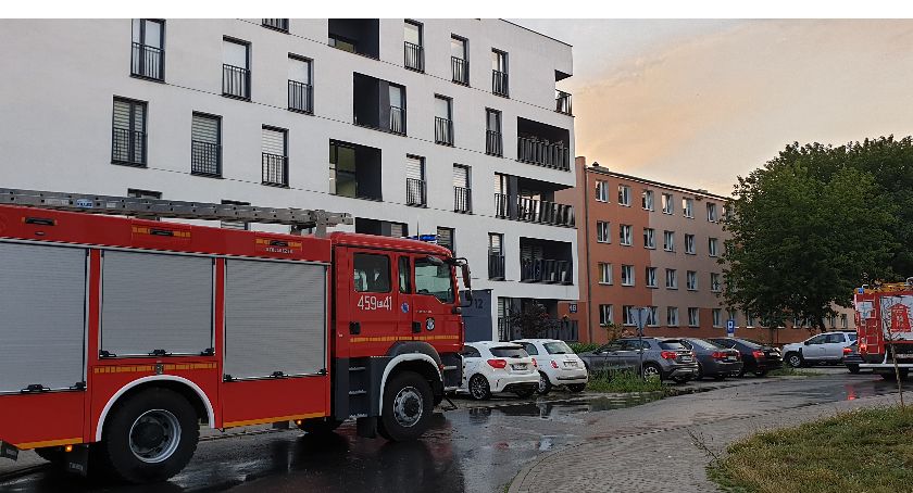 Trwają interwencje straży