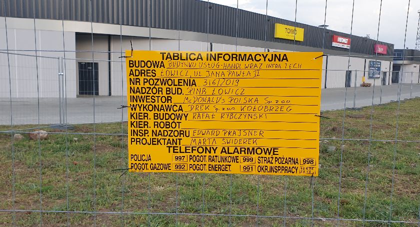 Mc Donalds w Łowiczu - to już pewne