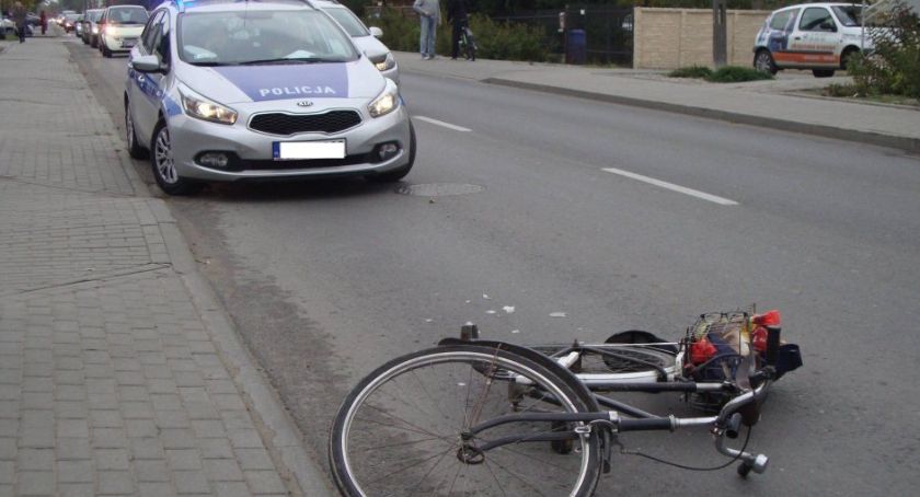 Kolizje z udziałem rowerzystów na Łęczyckiej