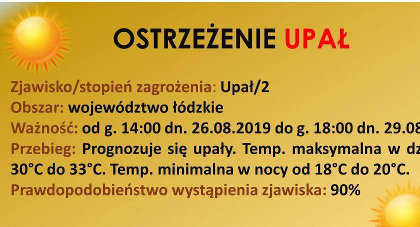 Upalny ostatni tydzień wakacji. IMGW wydał ostrzeżenie