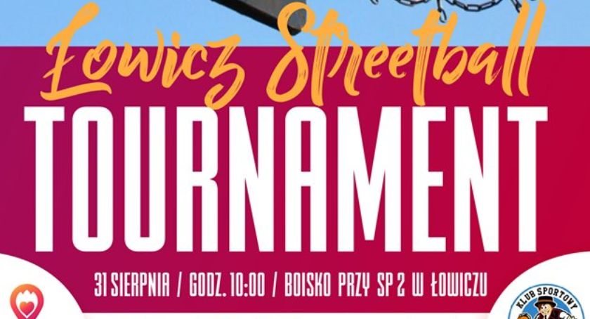 Turniej koszykówki ulicznej 3x3 na zakończenie sportowych wakacji w Łowiczu