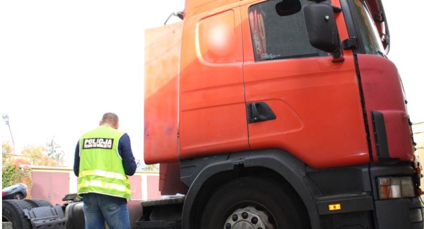 Łowicka policja rozbiła grupę przestępczą zajmującą się kradzieżą tirów