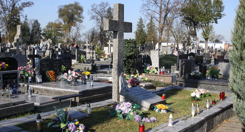 Wszystkich Świętych w Łowiczu. Porządek mszy świętych w kościołach i na cmentarzach
