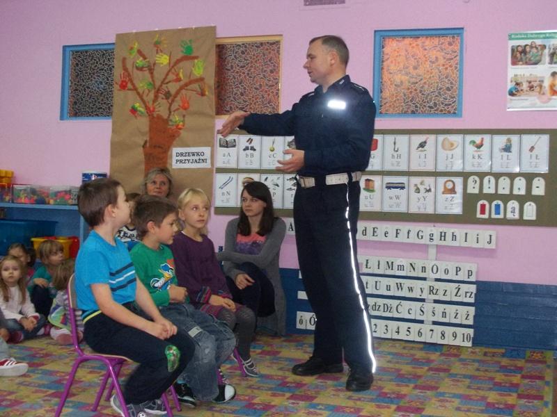 Pan Policjant w przedszkolu