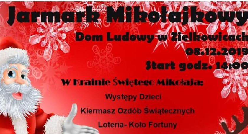 Wkrótce Jarmark Mikołajkowy w Zielkowicach
