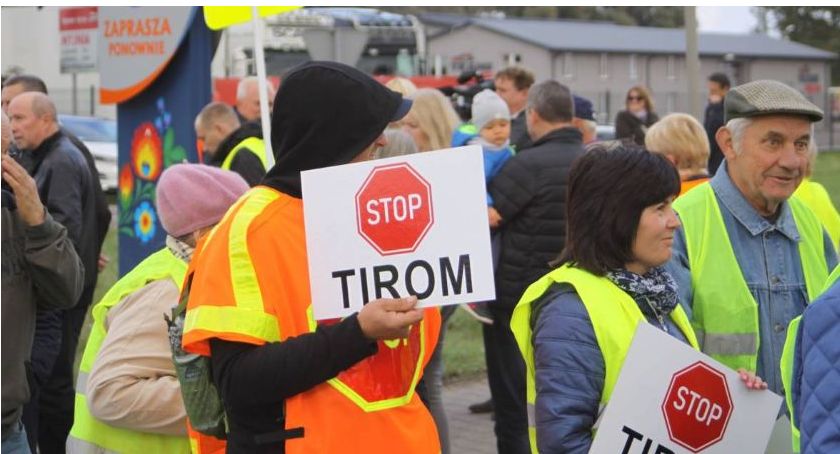 Kolejna blokada drogi krajowej nr 70