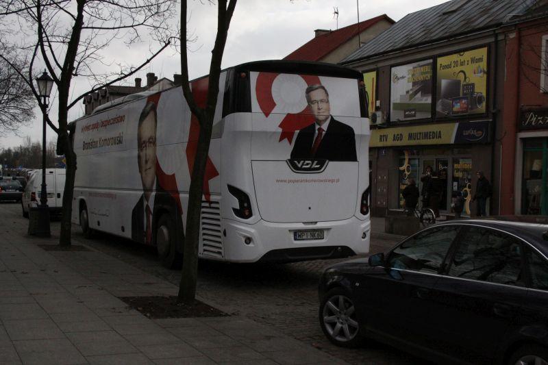 Bronkobus zatrzymał się w Łowiczu - VIDEO