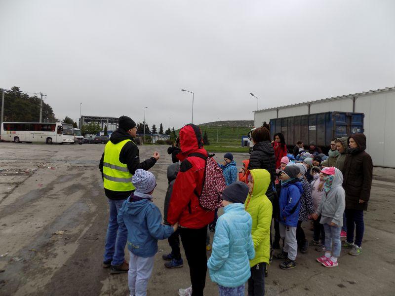 Z wizytą w zakładzie zagospodarowania odpadami w Krzyżanówku