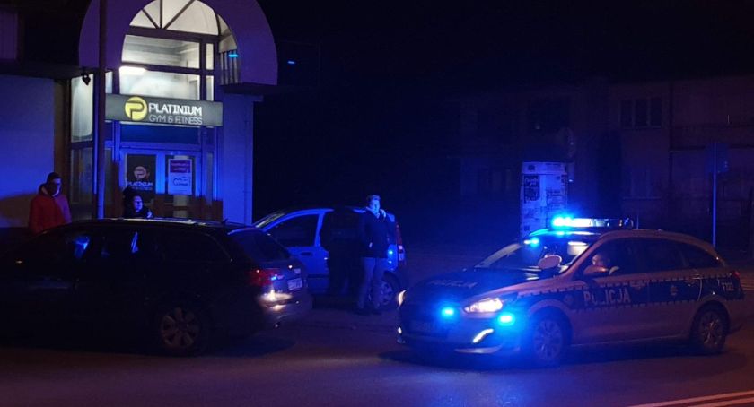 Wypadek przy Policji w Łowiczu