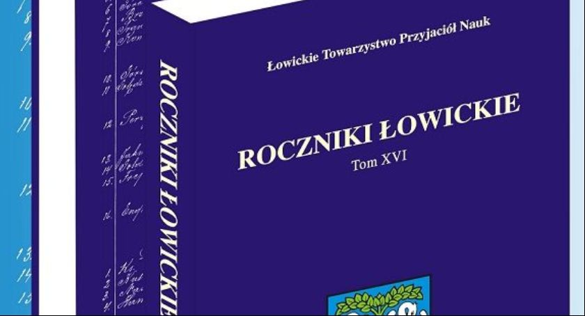 Już w sobotę promocja XVI tomu Roczników Łowickich