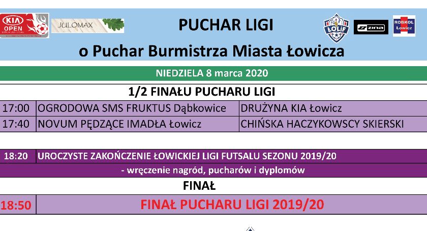 Zakończenie rozgrywek Łowickiej Ligi Futsalu. Dla kogo Puchar Ligi?