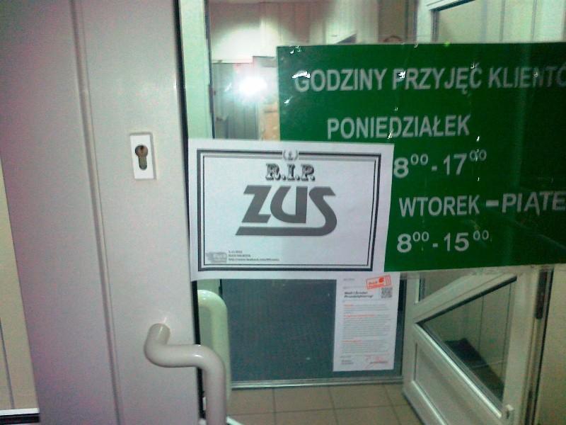Ruch Palikota wieści śmierć ZUSowi