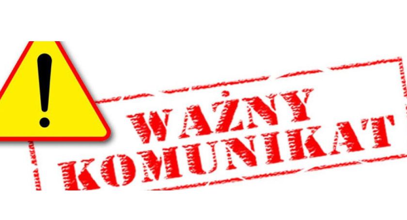 Ważny komunikat. Wszystkie imprezy miejskie zawieszone do odwołania