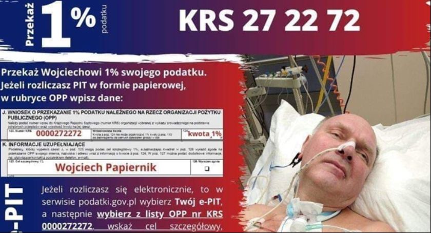 Wojciech Papiernik potrzebuje naszej pomocy