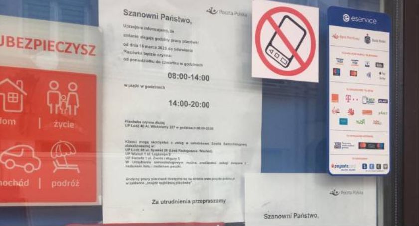 Koronawirus. Poczty czynne tylko 6 godzin dziennie
