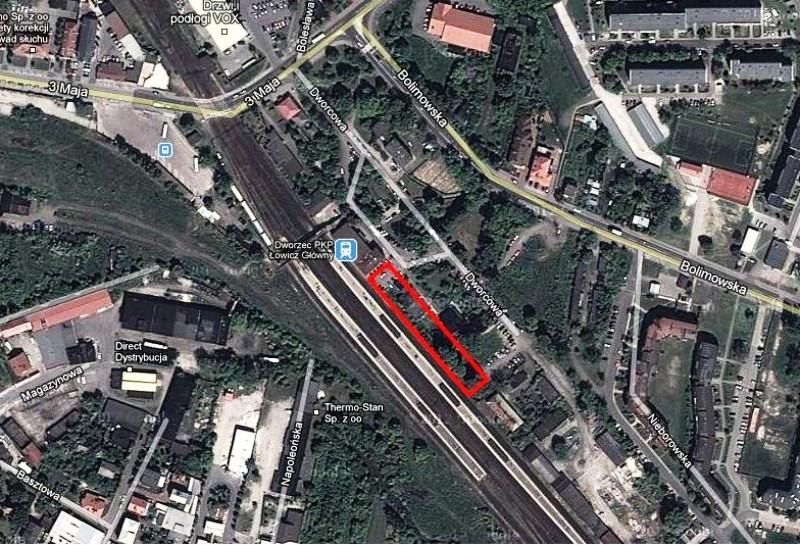 Będzie duży parking przy dworcu... pod koniec 2013