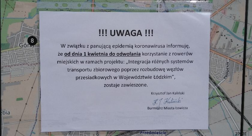 Z rowerów miejskich już nie skorzystasz