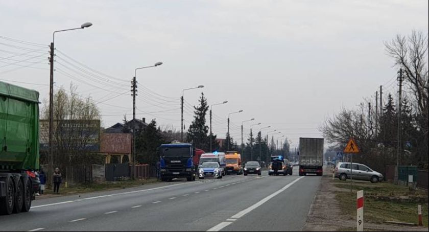 Kolizja na ul. Łódzkiej (FOTO i VIDEO)