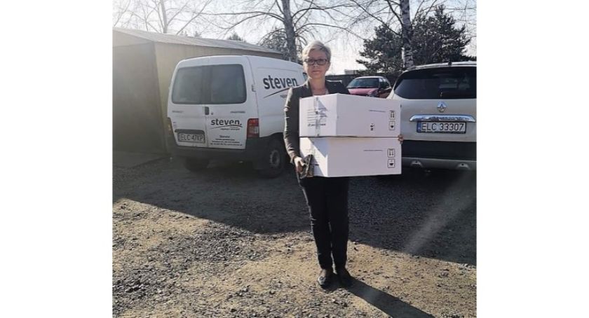 Firma Steven podarowała maseczki do szpitala