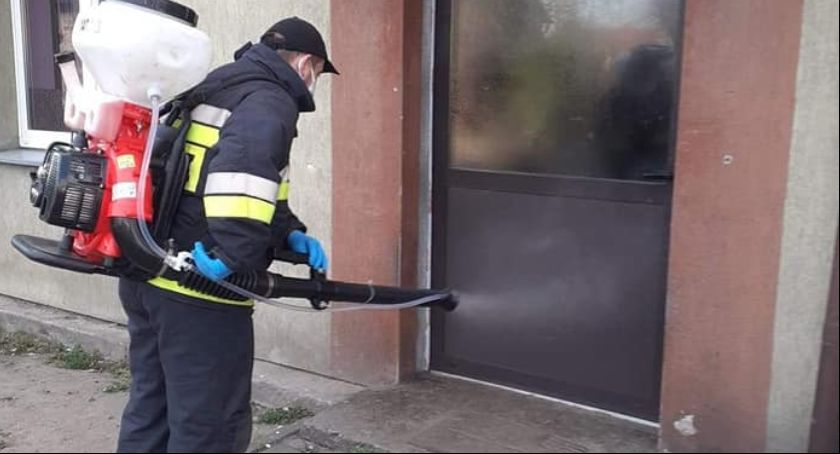 Łyszkowice poddane dezynfekcji