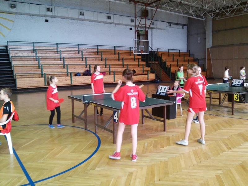 W tenisie stołowym najlepsze SP Bełchów i SP Mastki