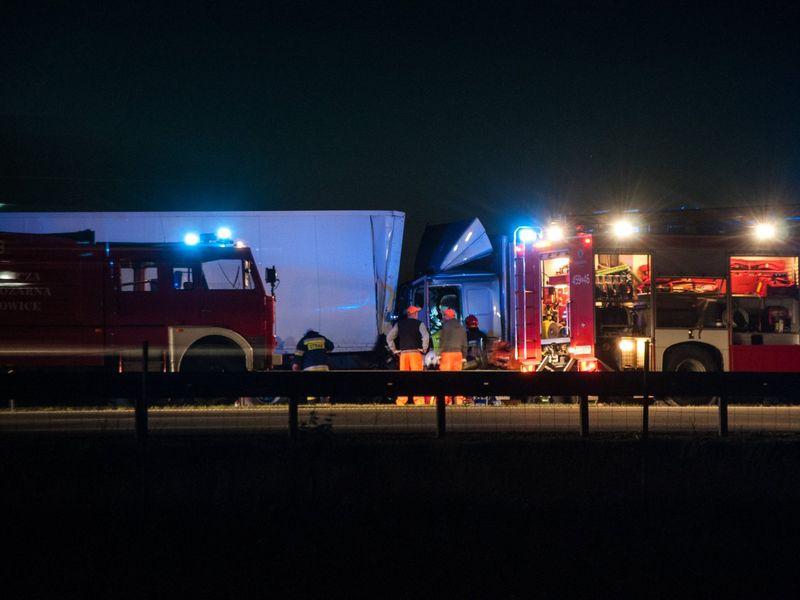 Niebezpiecznie na autostradzie A2 w rejonie Seligowa