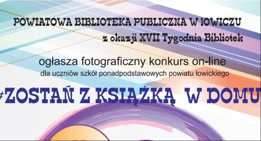  XVII Ogólnopolski Tydzień Bibliotek. Konkurs Zostań z książką w domu