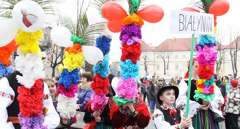 Niedziela Palmowa 2016 na łowickim Rynku
