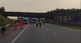 Wypadek na autostradzie A2. Droga w kierunku Warszawy jest zablokowana (FOTO) AKTUALIZACJA!