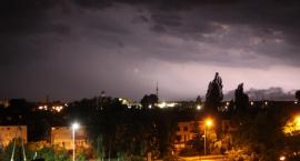 Potężna burza nad Łowiczem i okolicami (VIDEO)