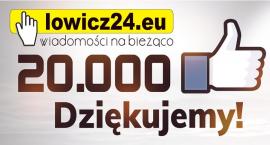Mamy ponad 20 tysięcy polubień na Facebooku! Dziękujemy! :)