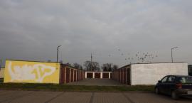 Łowicz. Zniknął mural na garażach przy Intermarche (foto, film)