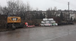 Łowicz. Trwa przebudowa ul. Nieborowskiej (foto, film)