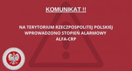 Polski rząd wprowadził w całym kraju alarm ALFA-CRP!