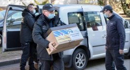 Mundurowi z Łowicza pomagają Ukrainie