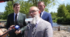 Kompina. Na jakim etapie jest budowa mostu? Starosta wskazał termin (foto, film)