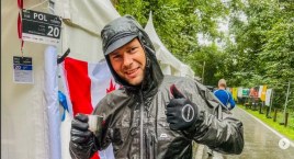 Tomasz Lus z Łowicza walczy w 10-krotnym Ironmanie. Na rowerze przejechał już ponad 1000 km